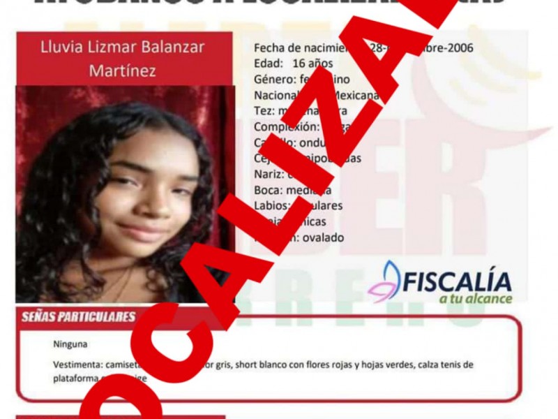 Localizan a adolescente de Zihuatanejo reportada como desaparecida