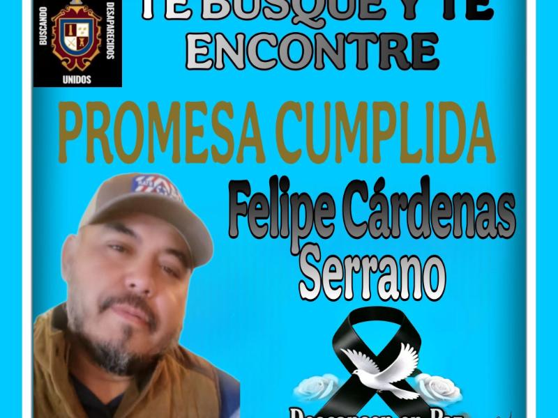 Localizan a Felipe, desaparecido en noviembre de 2025
