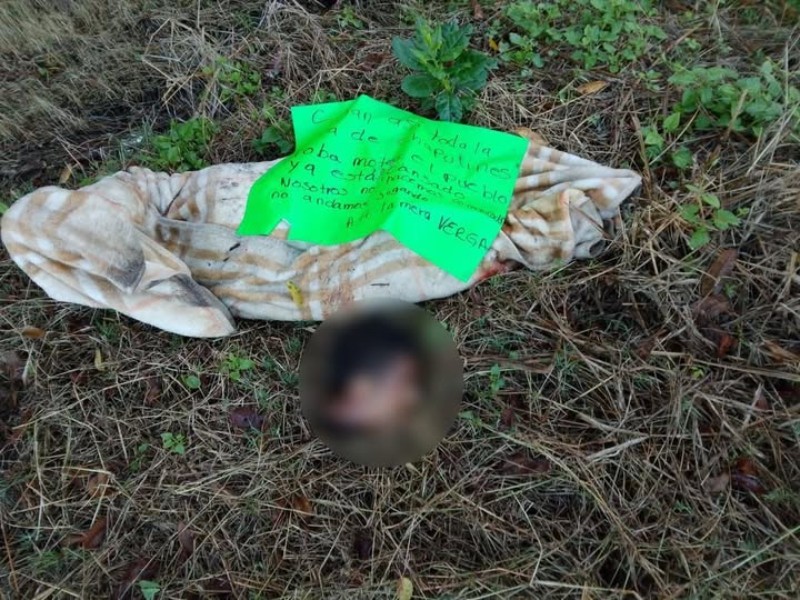 Localizan cabeza humana en el municipio de Yanga
