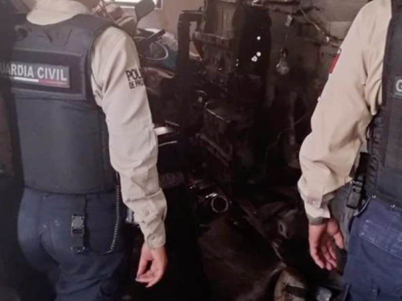 Localizan casa en Tecámac con motocicletas robadas