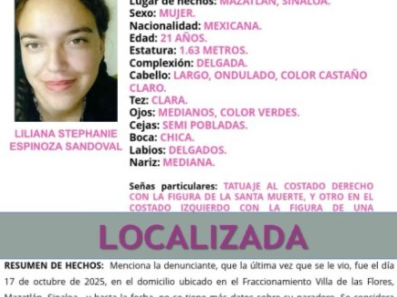 Localizan con vida a Liliana Stephanie tras un año desaparecida