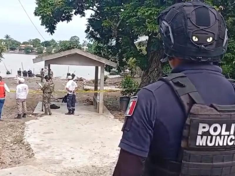 Localizan cuerpo de un hombre flotando en el río Tuxpan