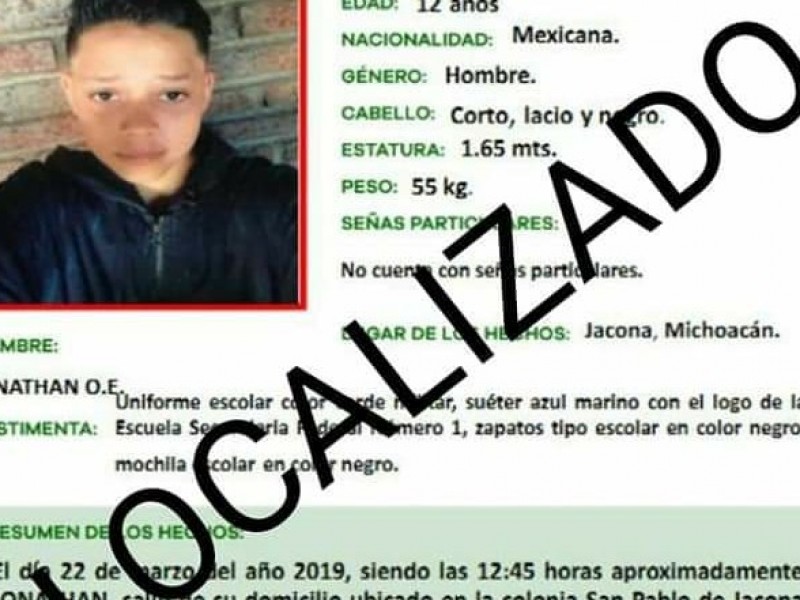 Localizan en Zacatecas a jóvenes reportados como desaparecidos