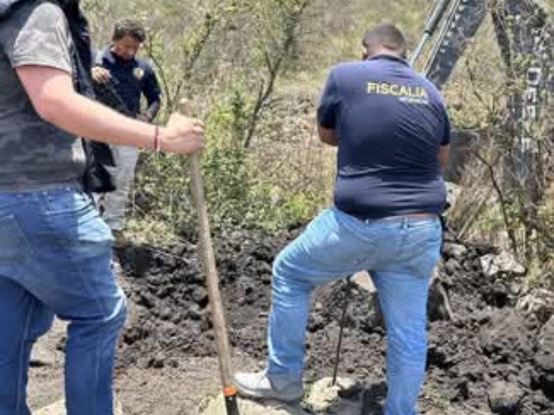 Localizan fosa clandestina en Cuitzeo