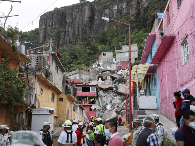 Localizan indicios de restos humanos en Cerro del Chiquihuite