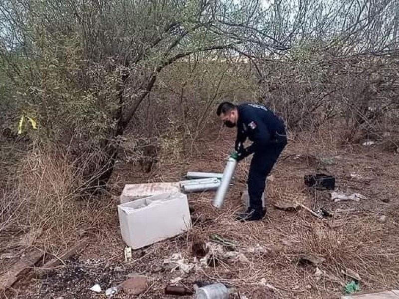 Localizan los 7 tanques de oxígeno robados del IMSS Navojoa