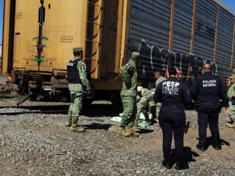 Localizan narcótico en vagón de tren en Nogales