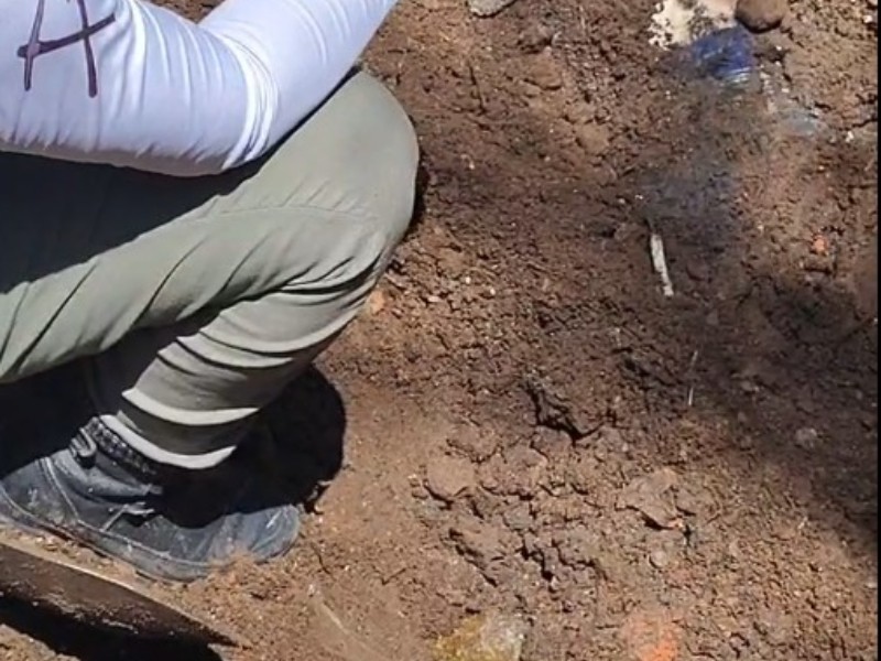 Localizan posible fosa clandestina en Santa Paula