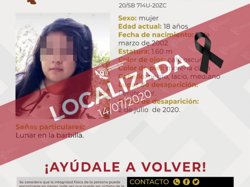 Localizan sin vida a joven de 18 años en Perote