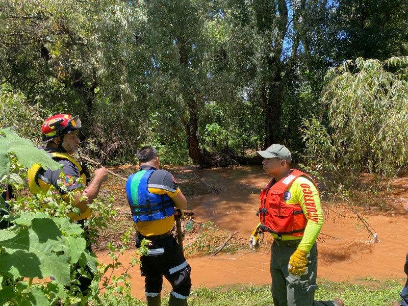 Localizan sin vida a niño arrastrado por una corriente en Arandas