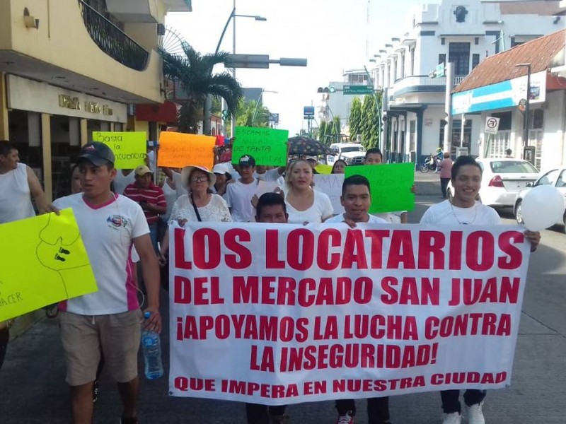 Locatarios exigen seguridad en Tapachula