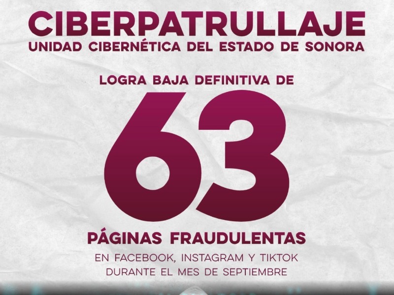 Logra Gobierno de Sonora baja definitiva de 63 páginas fraudulentas