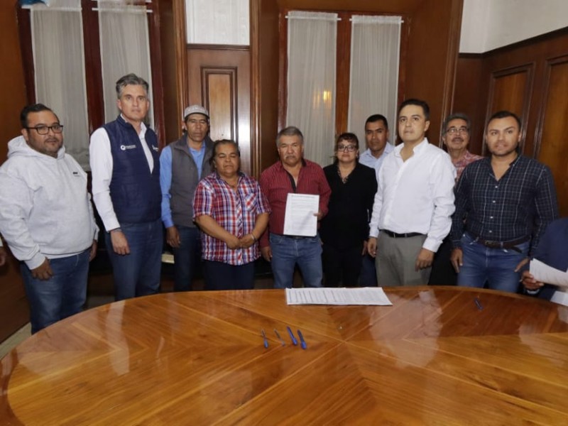 Logran acuerdo para levantar plantón de habitantes de Maconí