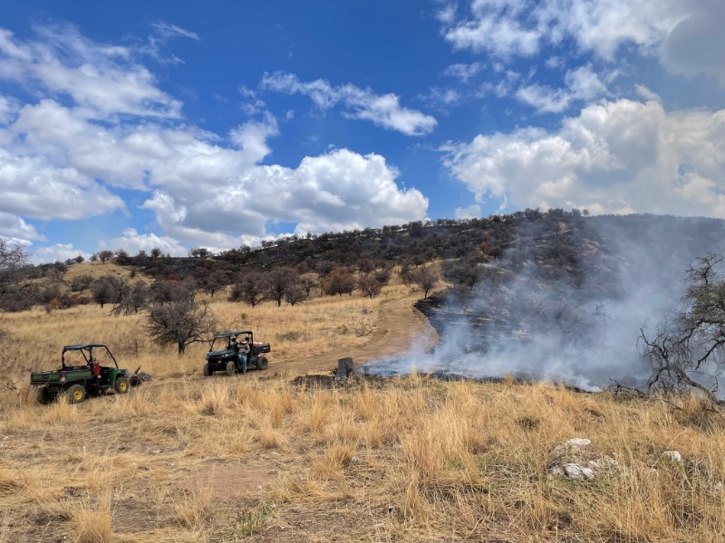 Logran avance de sofocación en Incendio forestal de 