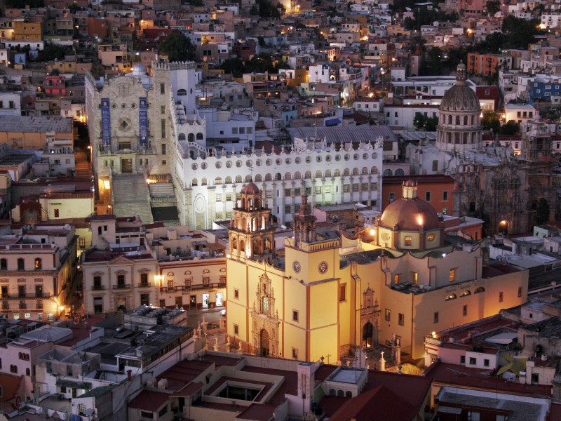 Logros turísticas de Guanajuato como espacio colonia.