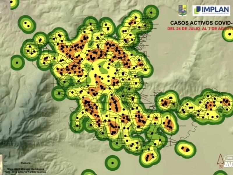 López Mateos, Lomas Altas, Rodeo; zonas con mayor contagio COVID-19
