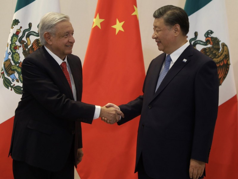 López Obrador se reúne con el presidente de China