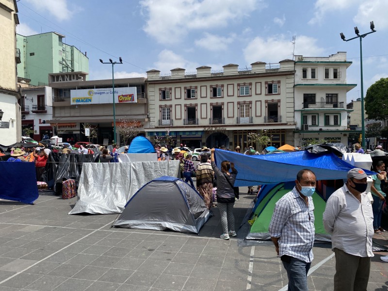 Los 400 Pueblos regresaron a Xalapa; esto exigen