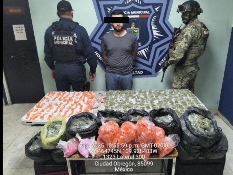 Los encuentran con la droga en las manos, eran 3 mil dosis