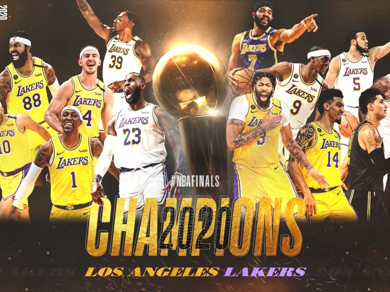 Los Lakers son campeones de la NBA