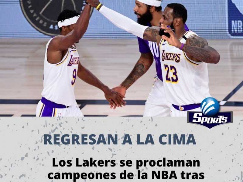 Los Lakers son campeones de la NBA