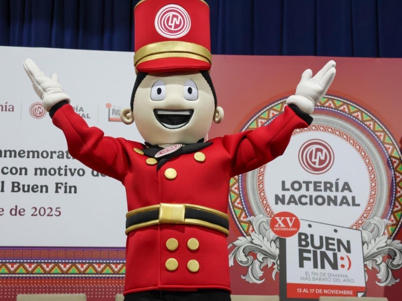 Lotería Nacional celebra XV aniversario de El Buen Fin con billete especial Lotería Nacional celebra XV aniversario de El Buen Fin con billete especial