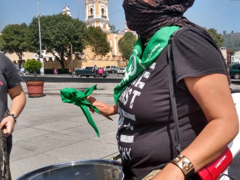 Luchan a favor del Aborto en Toluca