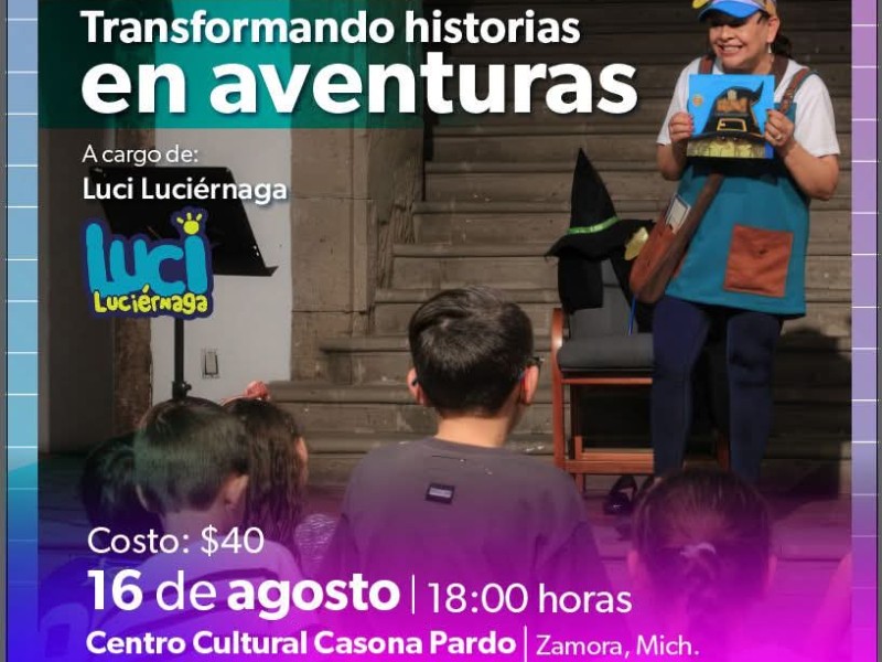 Lucy Luciérnaga llega a Zamora con cuentos que iluminan la imaginación infantil