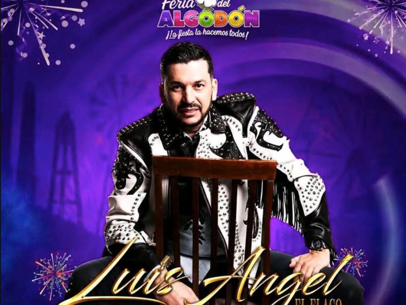Luis Ángel “El Flaco” llegará a la Feria del Algodón este viernes