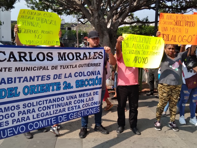 Lunes de manifestaciones en Chiapas