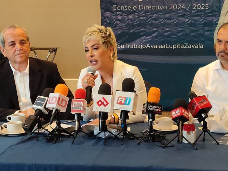 Lupita Zavala reveló su postulación a la presidencia de CANACO