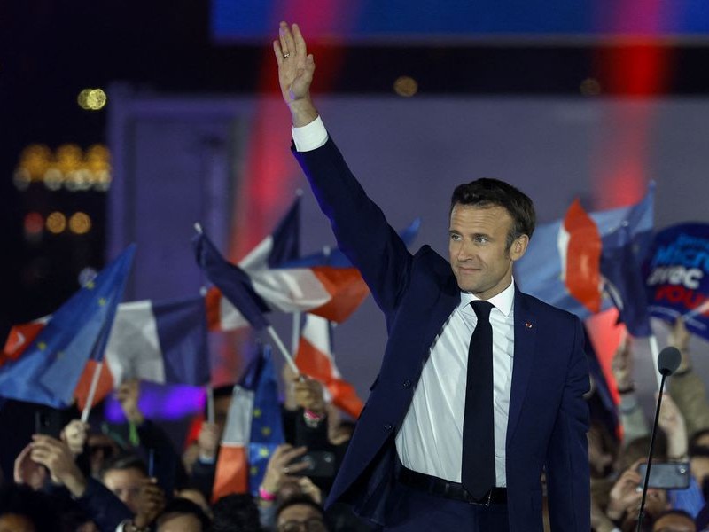 Macron es reelecto presidente de Francia