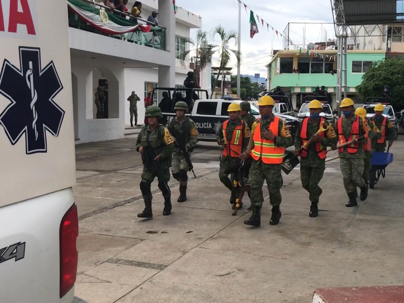 Macrosimulacro en Petatlán transcurre sin eventualidad