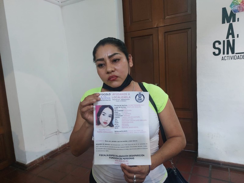 Madre de Sugey, la sigue buscando en Mazatlán