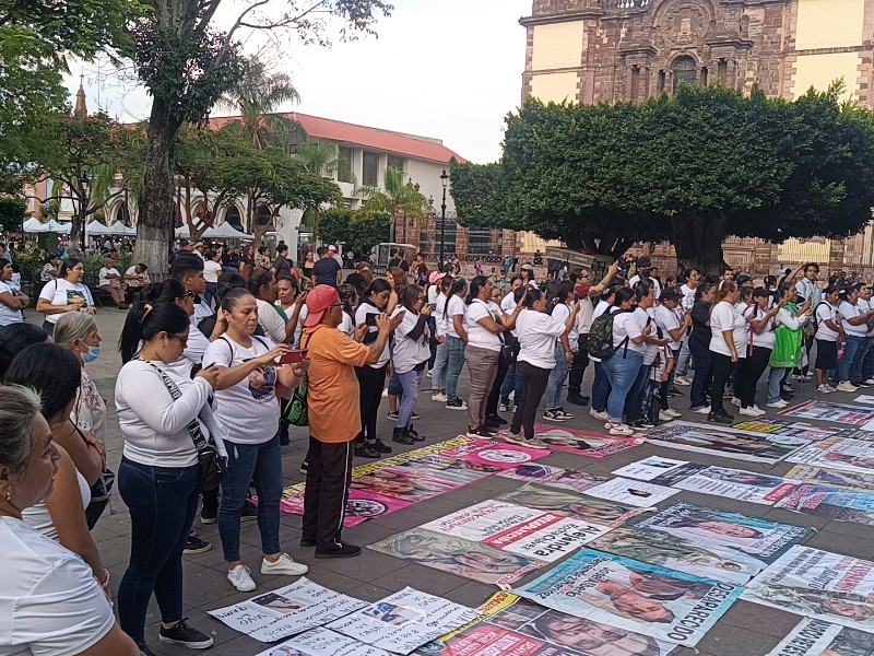 Madres BuSCADORAS de Jacona y Zamora marchan por los Desaparecidos