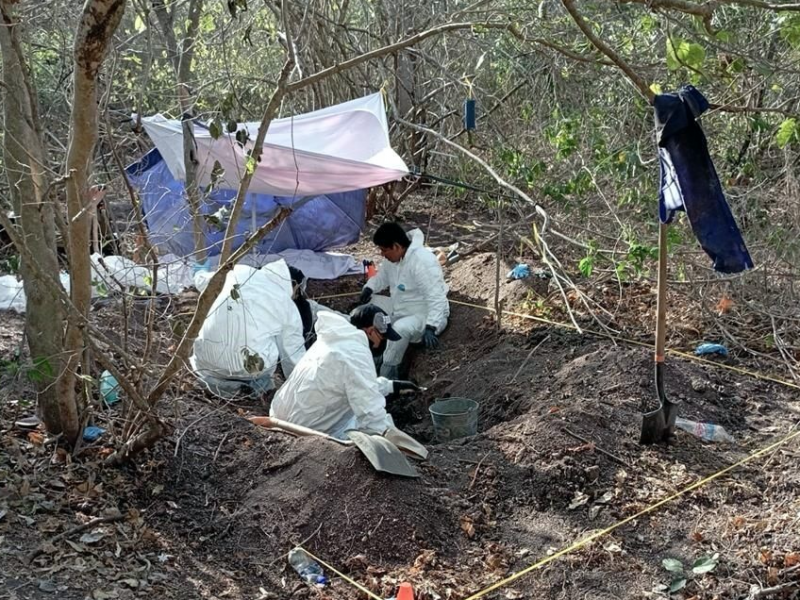 Madres buscadoras hallan más de 50 cuerpos en fosa clandestina