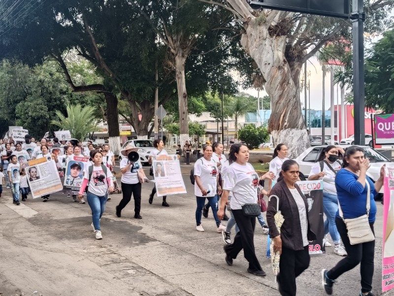 Madres buscadoras marchan para visibilizar desaparecidos