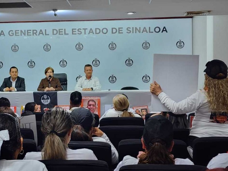 Madres buscadoras confrontan a la Fiscalía de Sinaloa