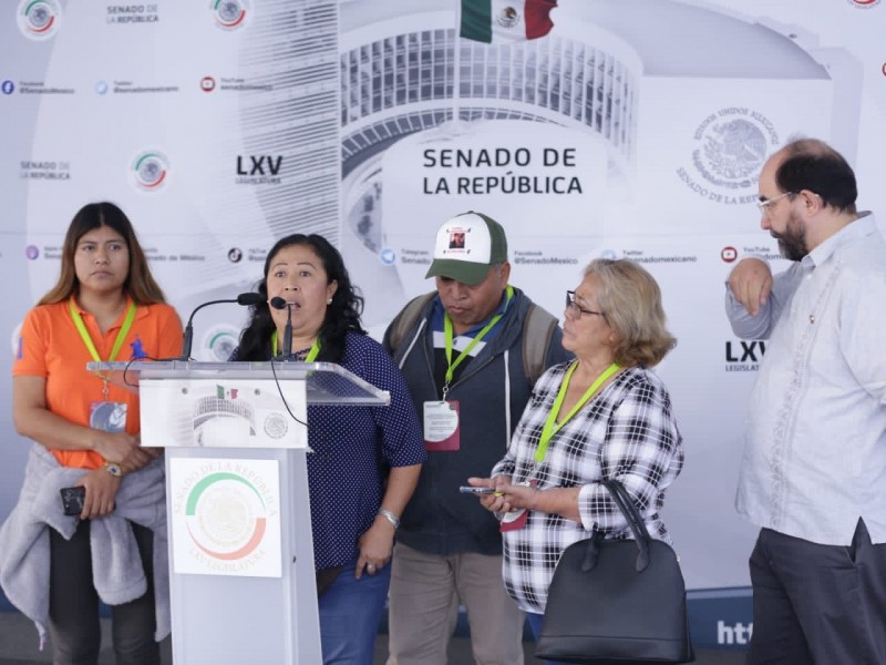 Madres de víctimas de feminicidio exigen justicia en Senado