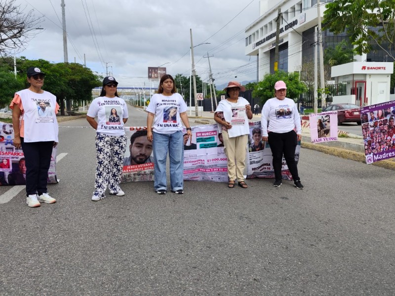 Madres en Resistencia Chiapas bloquean libramiento norte como medida de presión