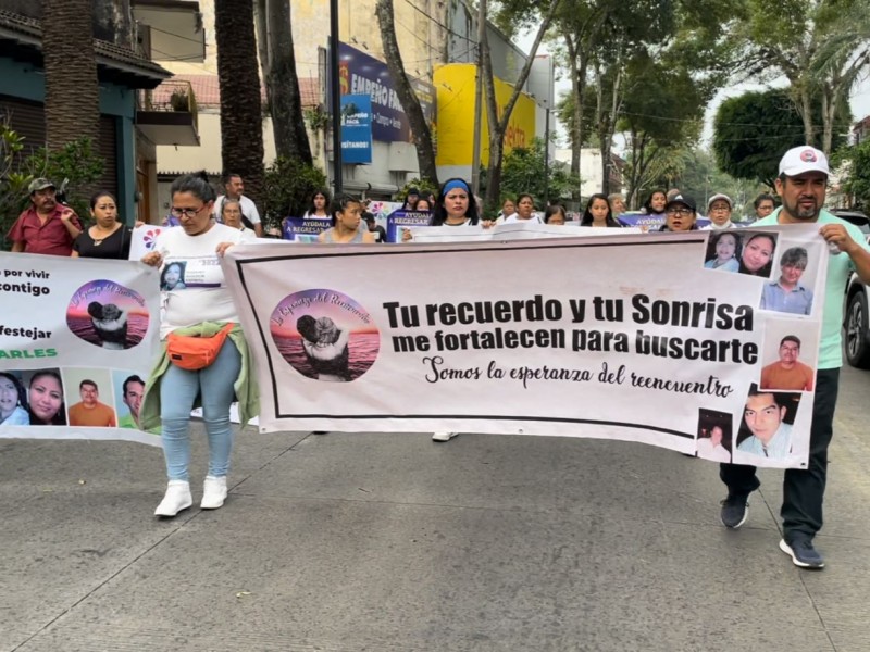 Madres marchan por sus desaparecidos
