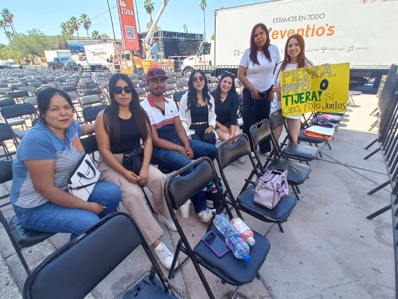 Madrugan para ver a Manuel Turizo en Fiestas del Pitic