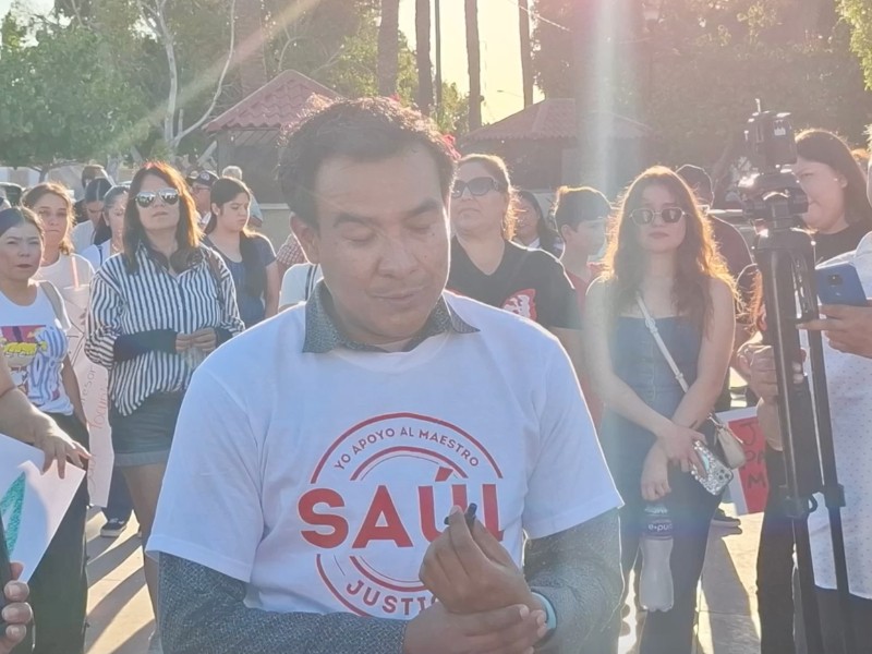 Maestro Saúl Yocupicio continúa a la espera de reubicación