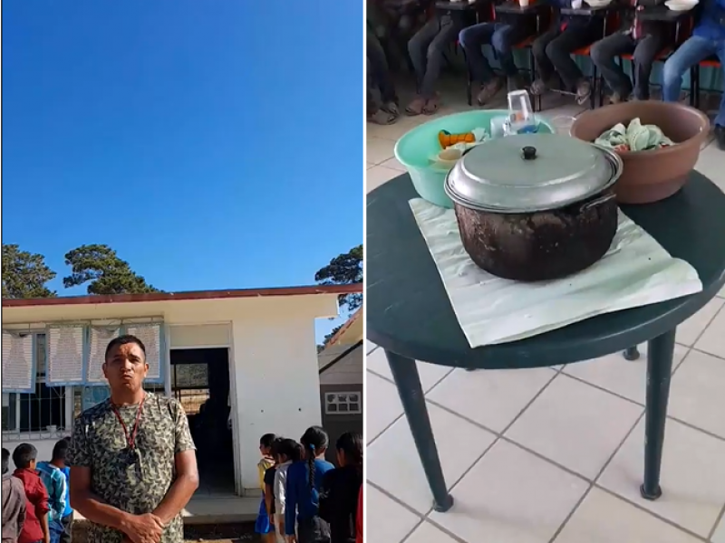 Maestro sorprende a sus alumnos con desayuno