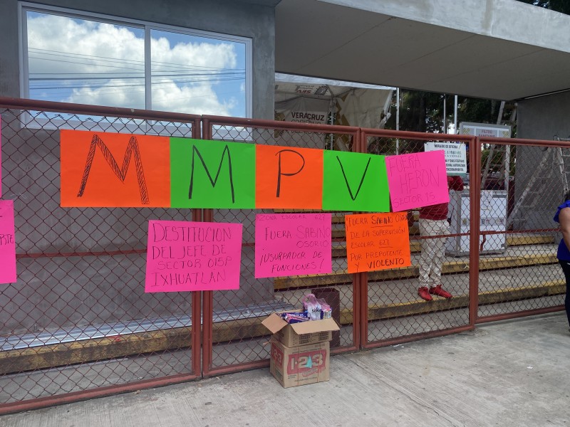 Maestros del MMPV exigen destitución de supervisor escolar