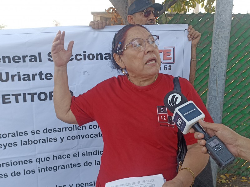 Maestros se manifestaron por abusos SNTE 53