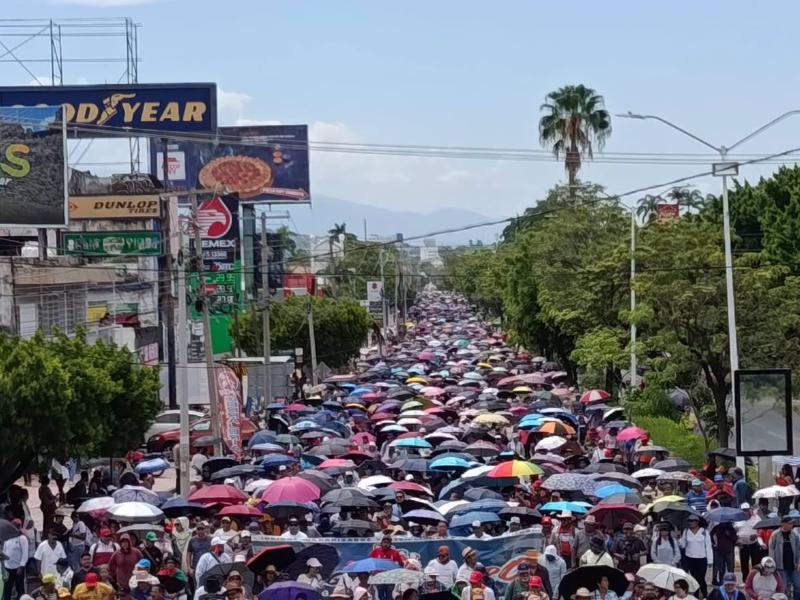 Magisterio inicia bloqueos en Tuxtla Gutiérrez