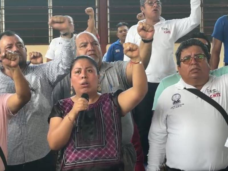 Magisterio oaxaqueño exige seguridad en la región del Istmo