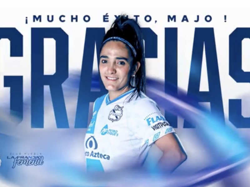 Majo López se despide del Puebla femenil