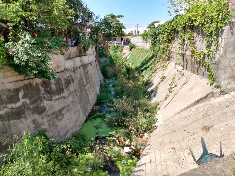 Mal estado de arroyos un peligro durante lluvias, denuncian